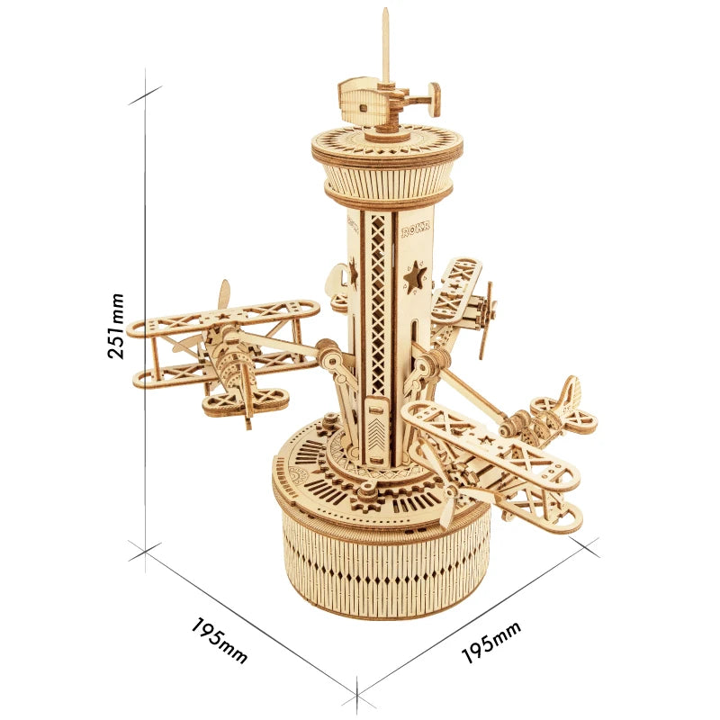 3D Wooden Puzzle Music Box Building Kit