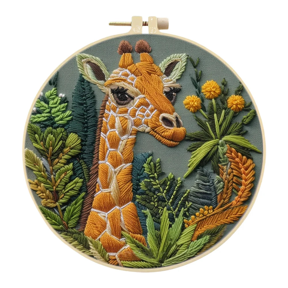 Beginner Embroidery Kit with Hoop