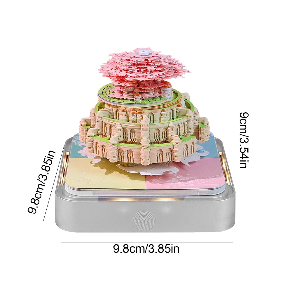 3D 2025 Tear-Away Desk Calendar Notepad