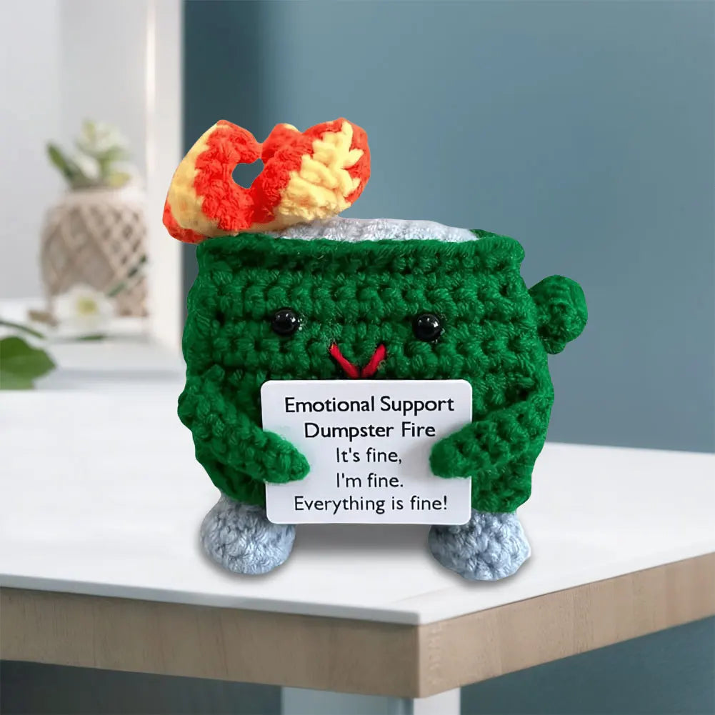 Handmade Crochet Positive Energy Mini Dolls