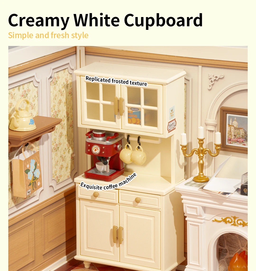 DIY Miniature Dollhouse Kit with Accessories