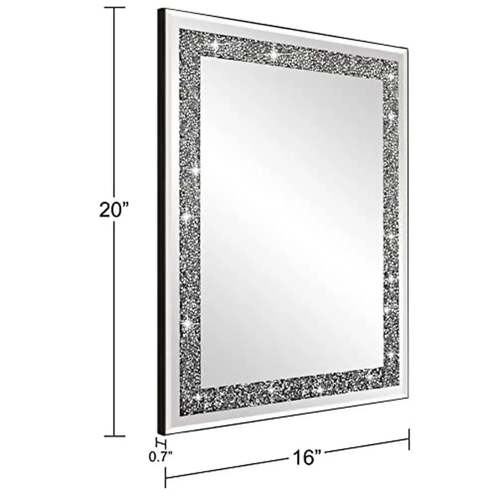 Crystal Crush Diamond Wall Mirror