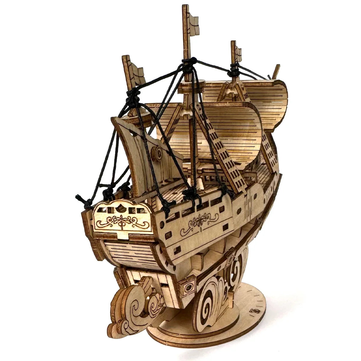 DIY 3D Wooden Puzzle Building Kit