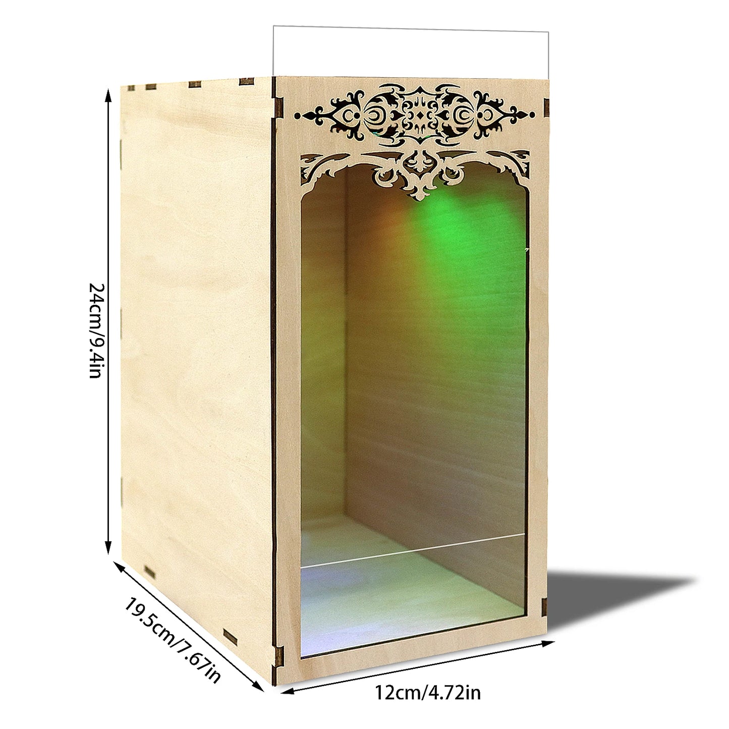 DIY Book Nook Wooden Miniature Shelf Insert Kits