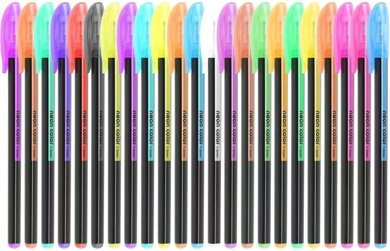 48 Gel Ink, Glitter Pens, Fine Tip Kit