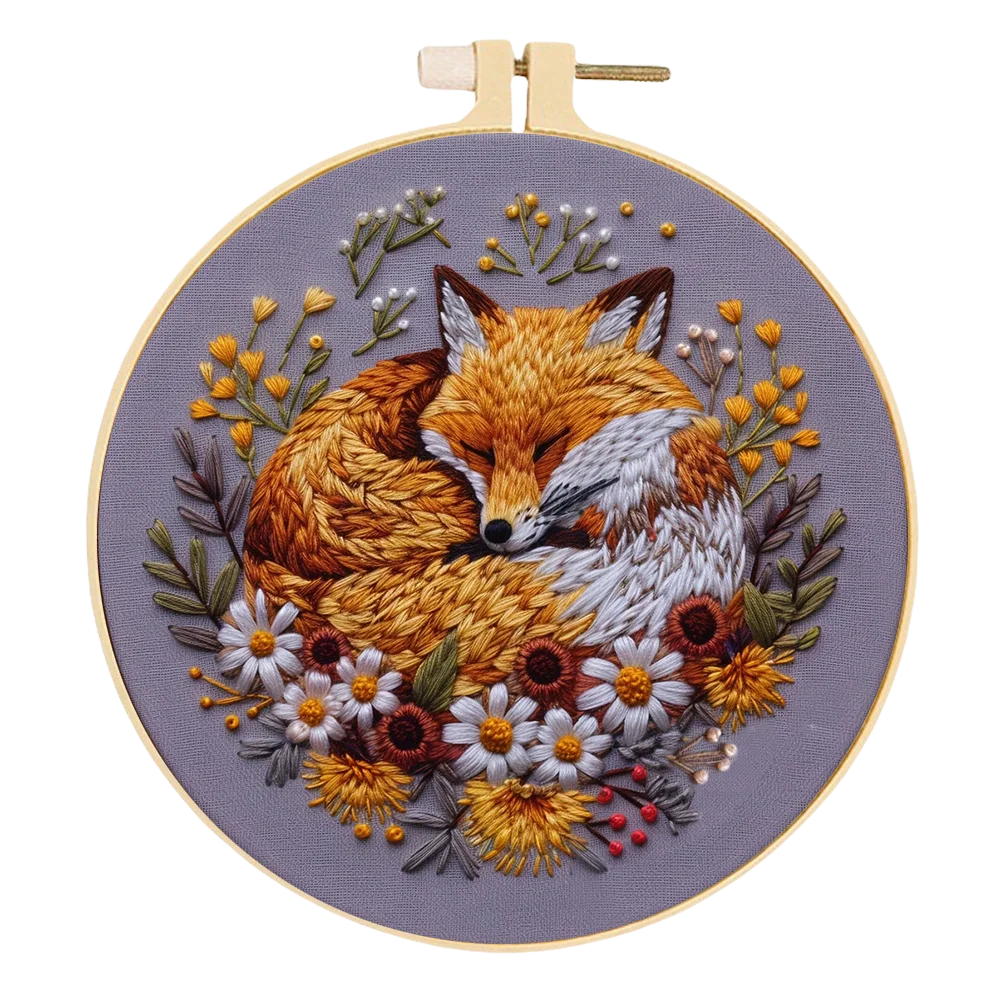 Beginner Embroidery Kit with Hoop
