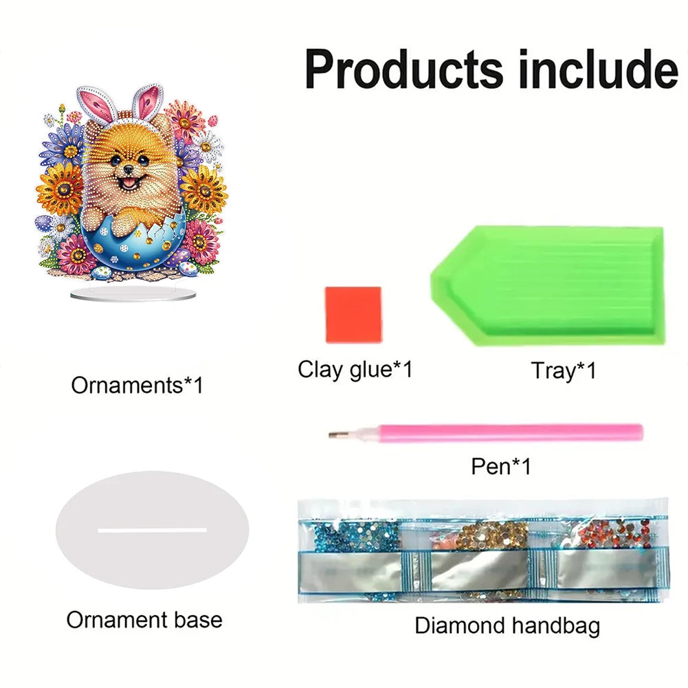 5D DIY Diamond Art Tabletop Decorations