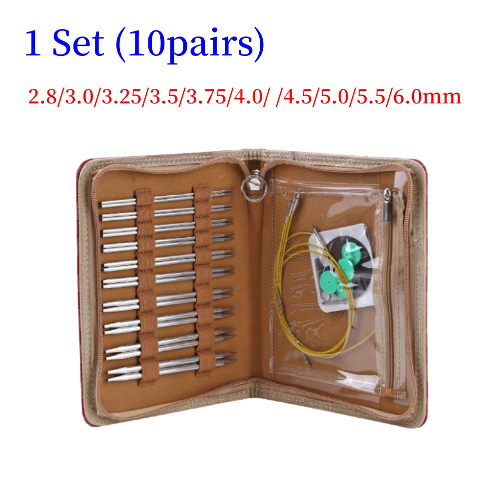 Bamboo Circular Knitting Needles Set