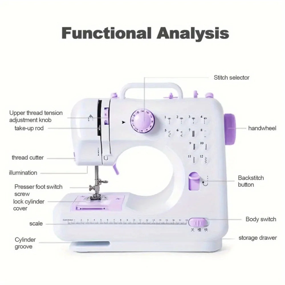 Electric Sewing Machine with Extension Table