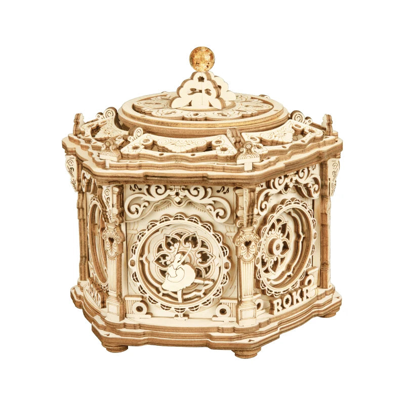 3D Wooden Puzzle Music Box Building Kit