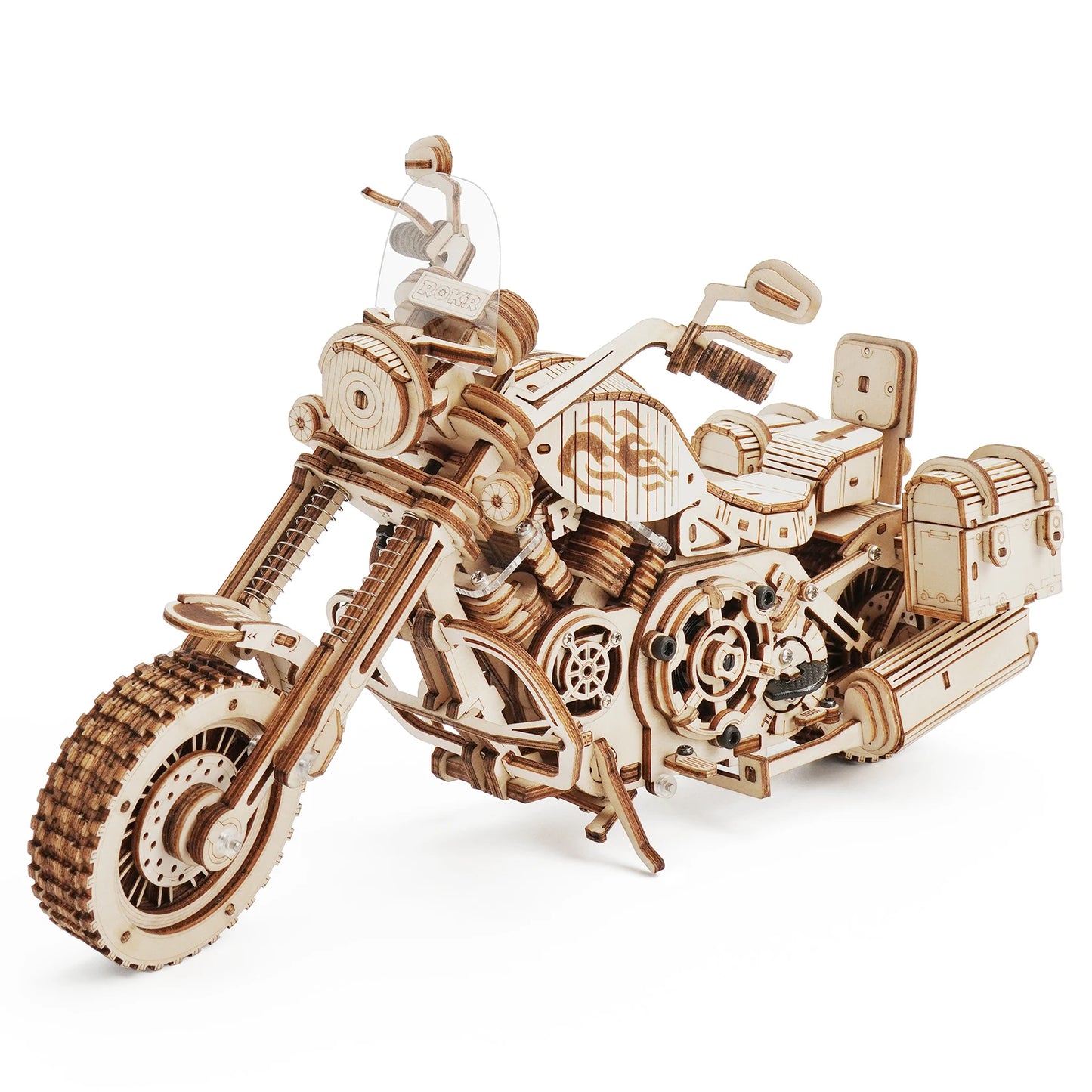 Cruiser Motorcycle DIY Wooden Model Kits