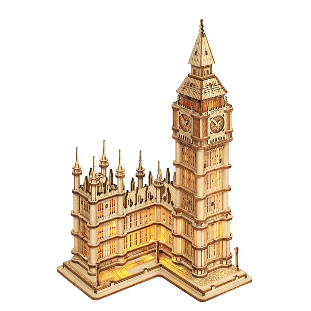 3D Wooden Puzzle DIY Big Ben Kit