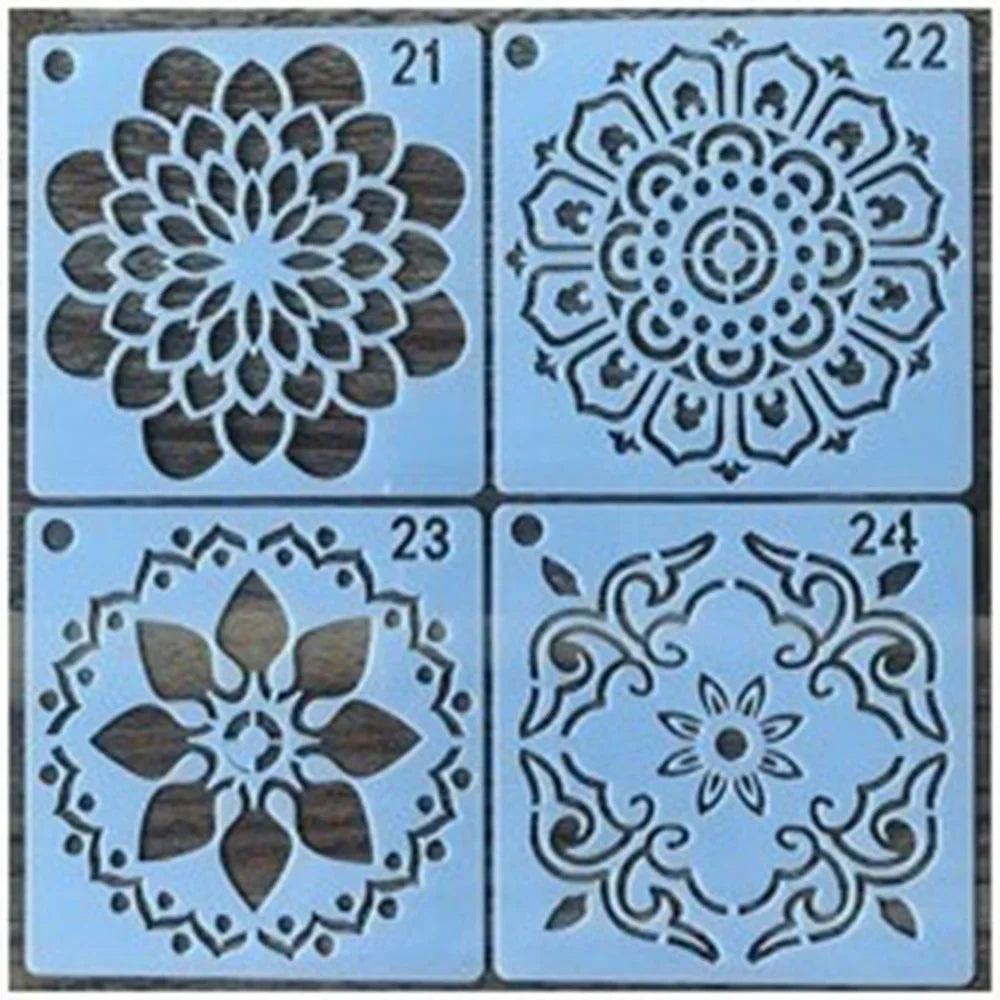 Mandala Stencils for DIY Home Decoration