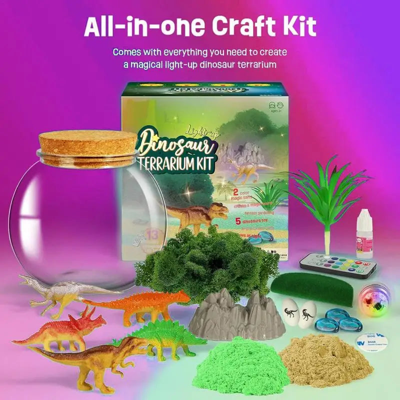 DIY Dinosaur Terrarium Kit