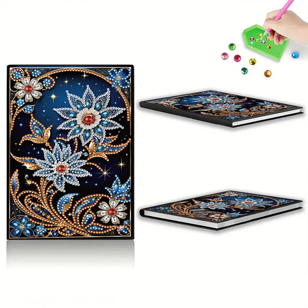 5D DIY Diamond Art Painting Notebook Kit