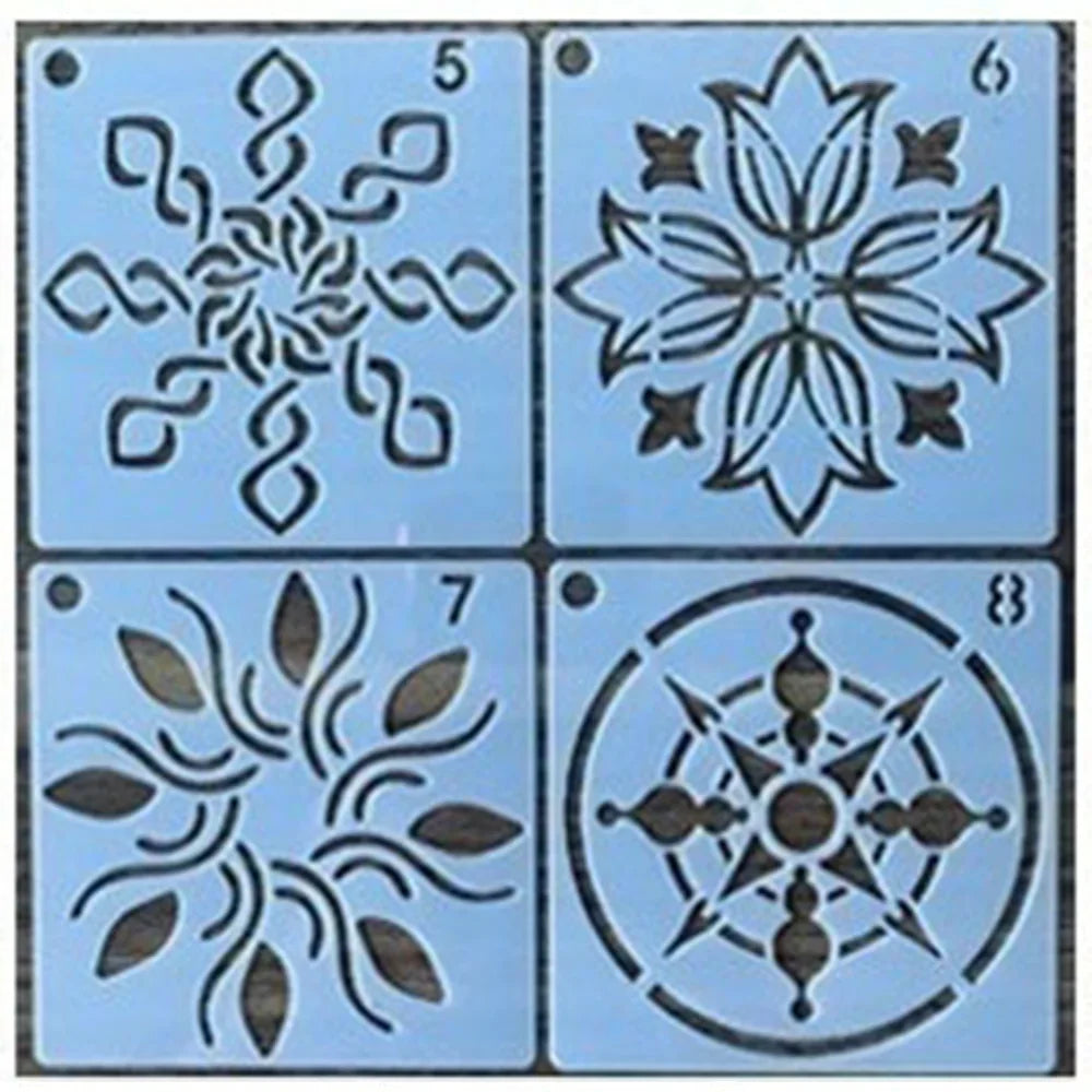 Mandala Stencils for DIY Home Decoration