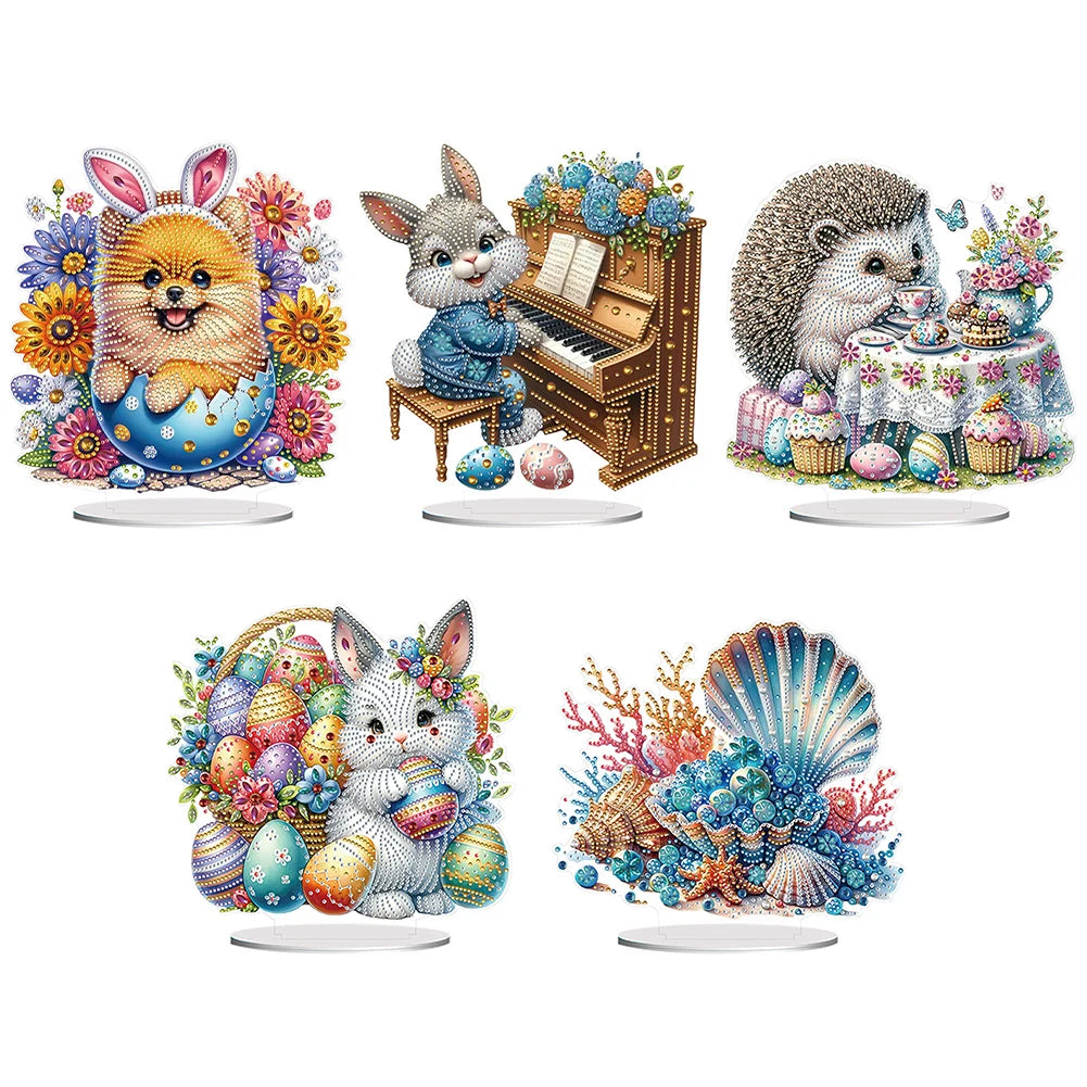 5D DIY Diamond Art Tabletop Decorations