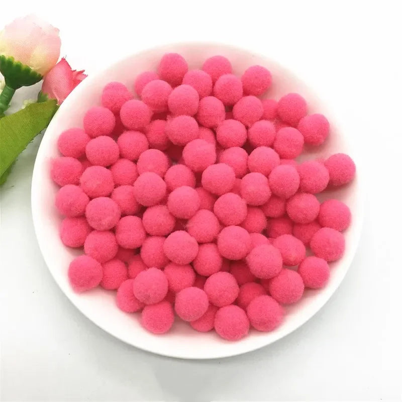 Soft Fluffy Pom Poms 8mm-30mm 10g