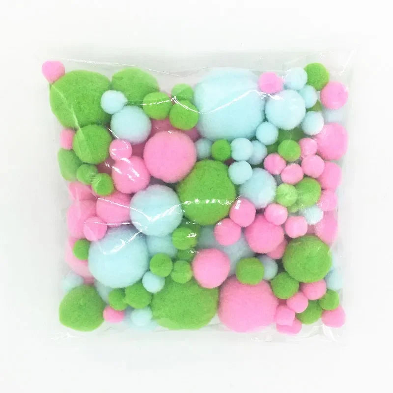 8mm-30mm 20g DIY Craft Pom Poms