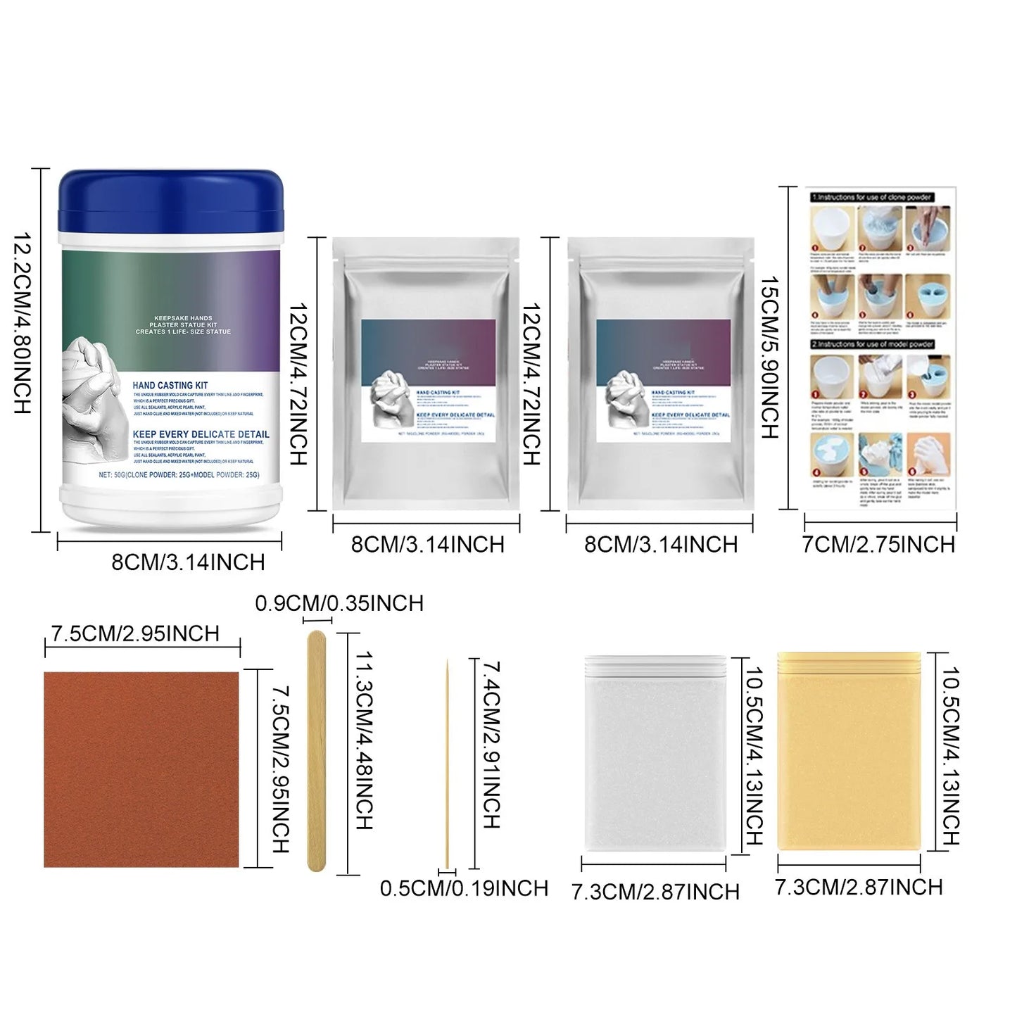 3D DIY Plaster Casting Kit