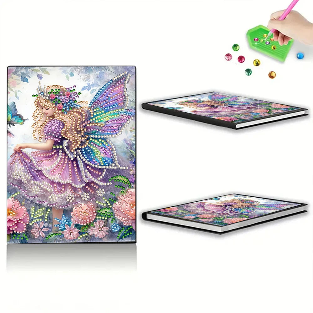 5D DIY Diamond Art Painting Notebook Kit