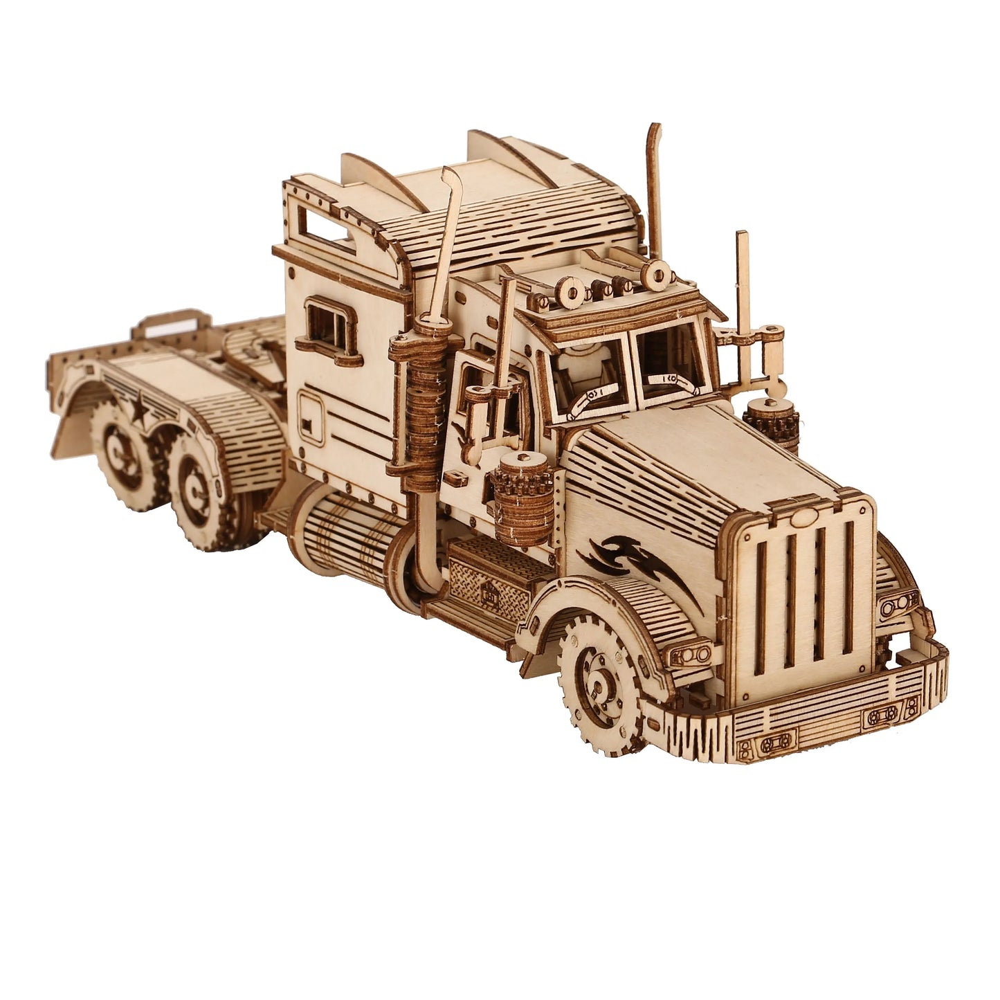 Model Truck 3D Wooden Puzzle Building Block Kit