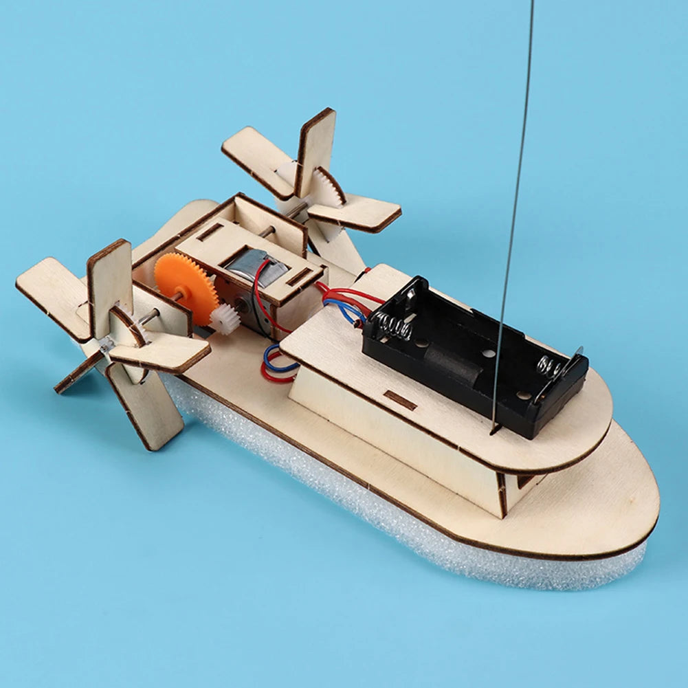 Remote Control DIY Paddle Wheel Ship Model