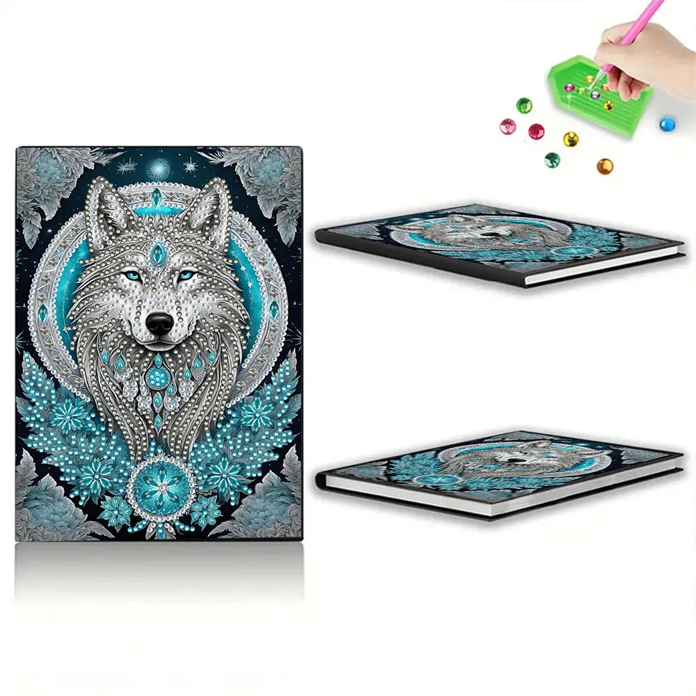 5D DIY Diamond Art Painting Notebook Kit