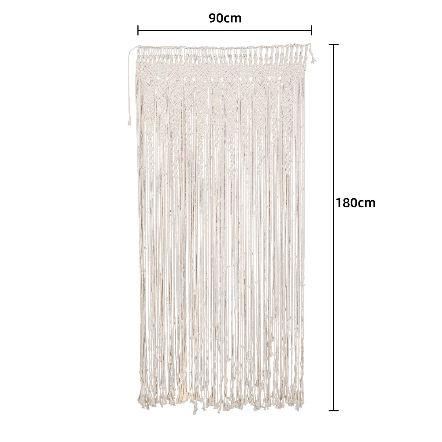 35 x 71 inch Handmade Macrame Curtain