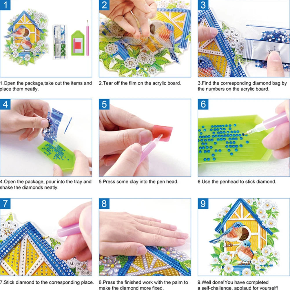 Shaped Diamond Painting Hanging Windchime