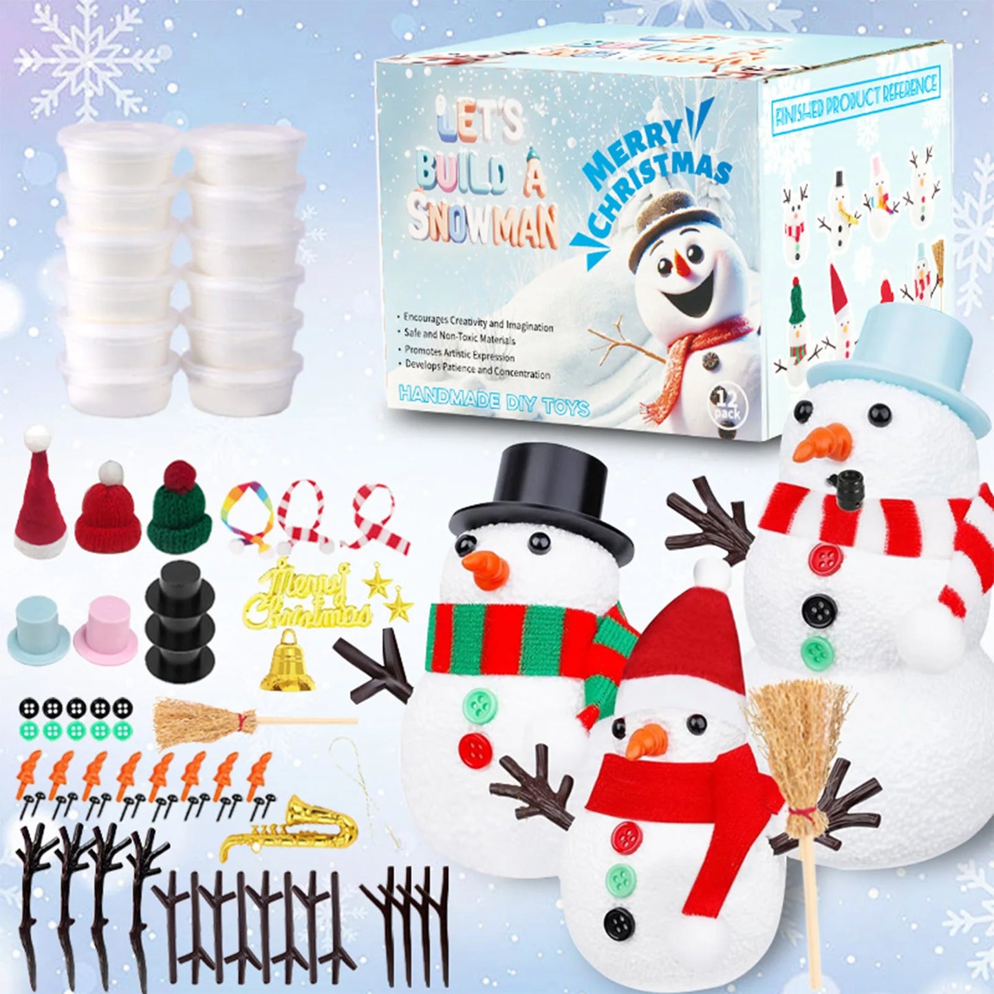 DIY Snowman Building Kit