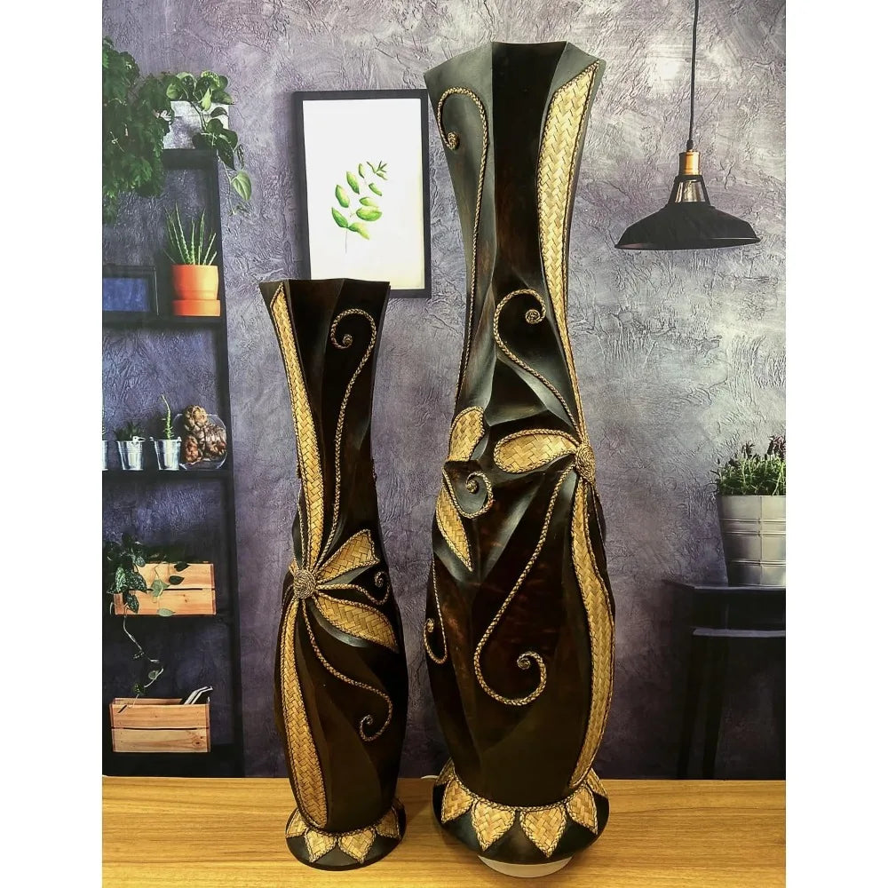 Handmade Tall Corner Vase