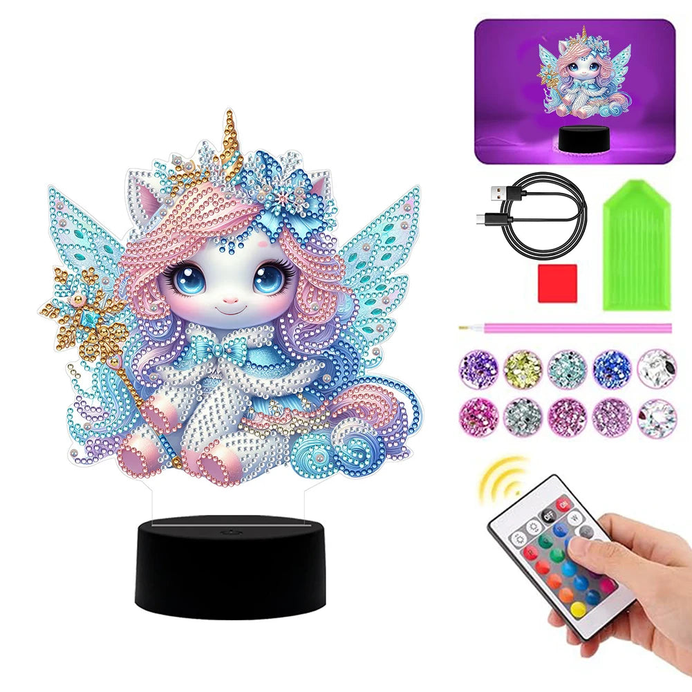 DIY Double Sided 5D Diamond Art Light