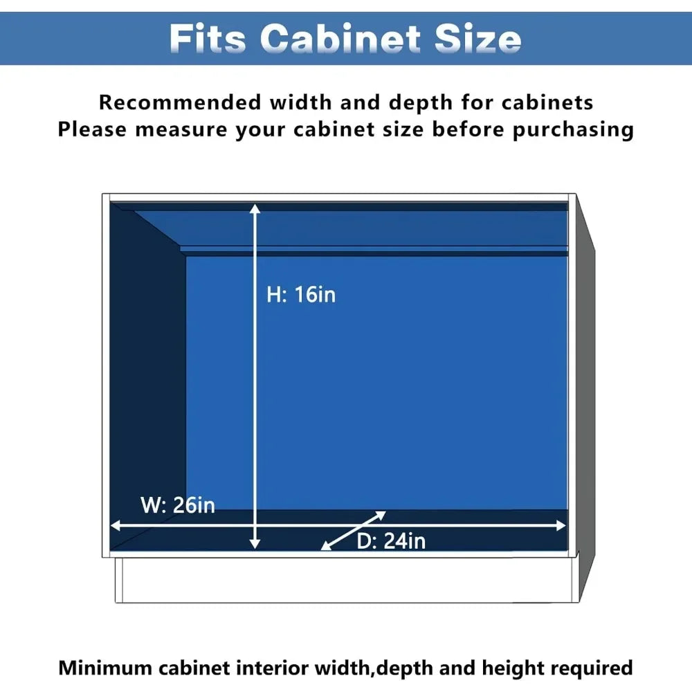 2 Tier Individual Pull Out Cabinet Organizer