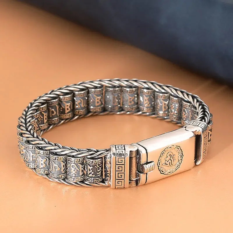 Handmade Creative Lucky Buddhist Scripture Bracelet