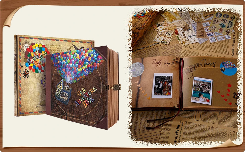 146 Page Handmade Photo Album Scrapbook