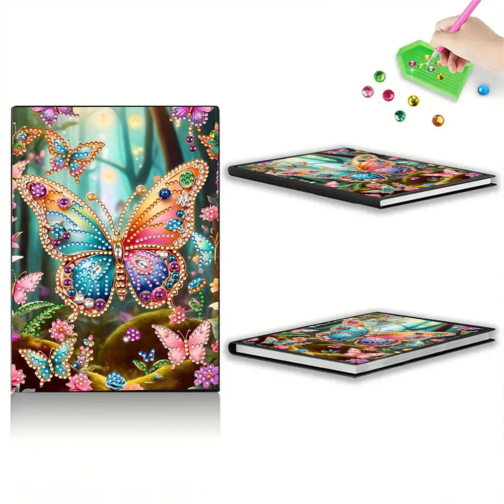 5D DIY Diamond Art Painting Notebook Kit