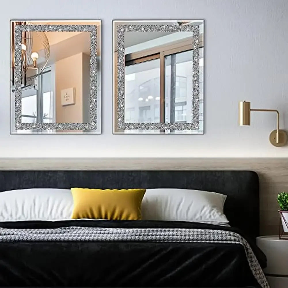 Crystal Crush Diamond  Wall Mirror