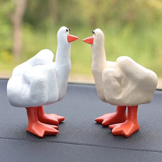 Duck Statue Micro Landscape Figurines