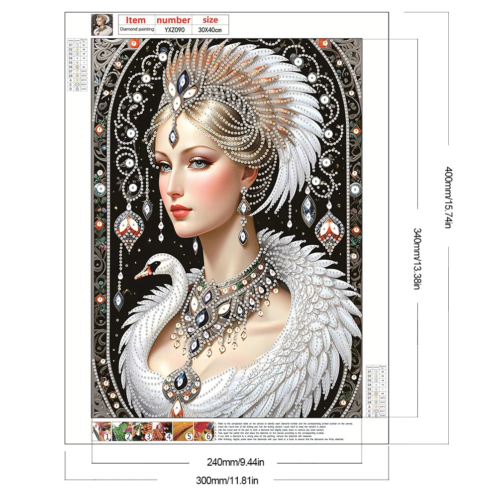 5D DIY Partial Special Shaped Drill Diamond Painting Kit