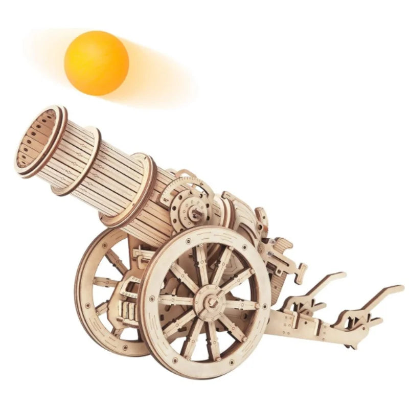 DIY 3D Wooden Puzzles Cannon Model