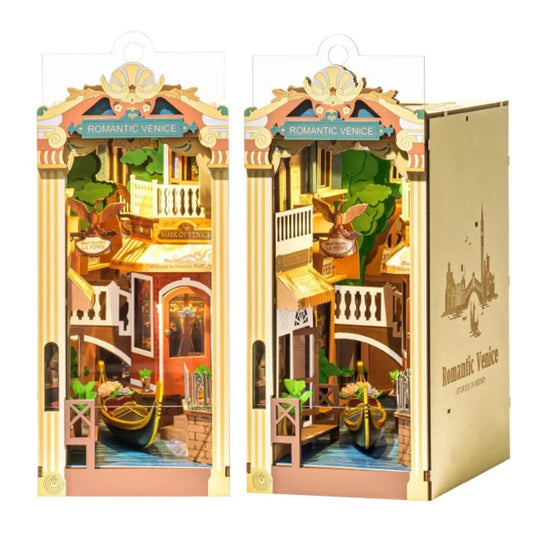 DIY Romantic Venice Book Nook Kit with LED Lights