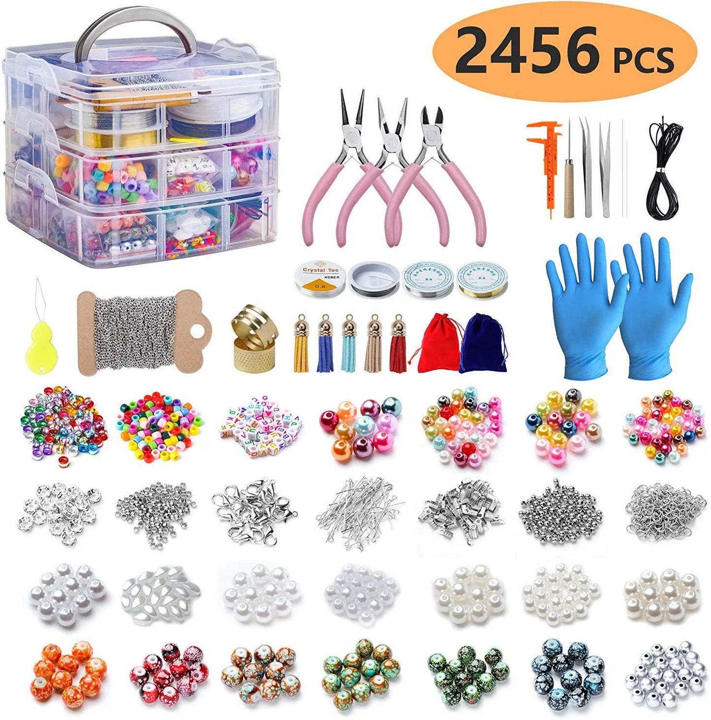 DIY Deluxe Bead Jewelry Making Kit