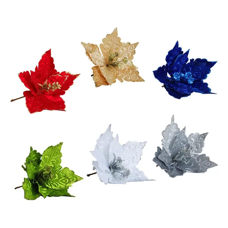 Handmade Glitter Large Artificial Flowers