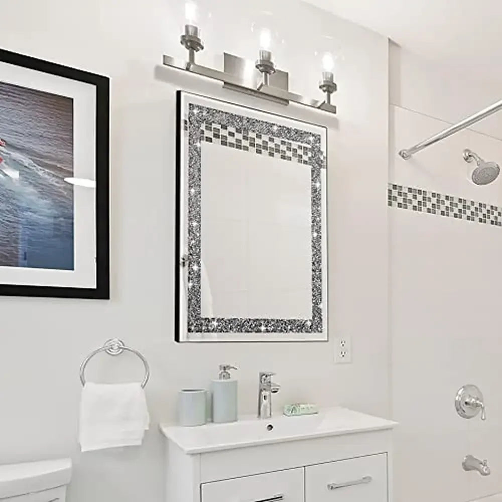 Crystal Crush Diamond  Wall Mirror