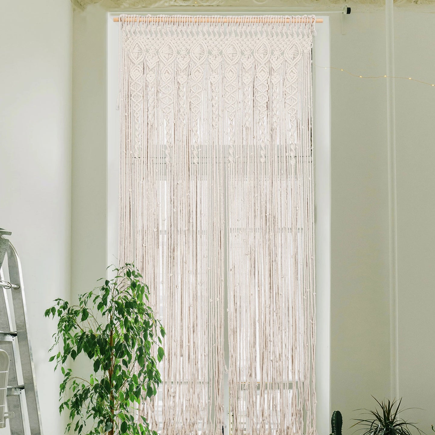 35 x 71 inch Handmade Macrame Curtain