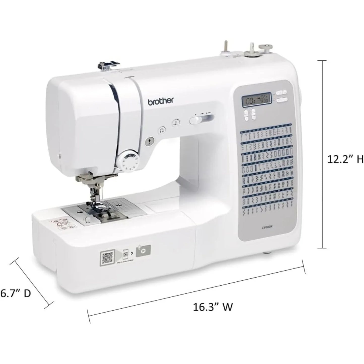 CP100X Computerized Sewing and Quilting Machine