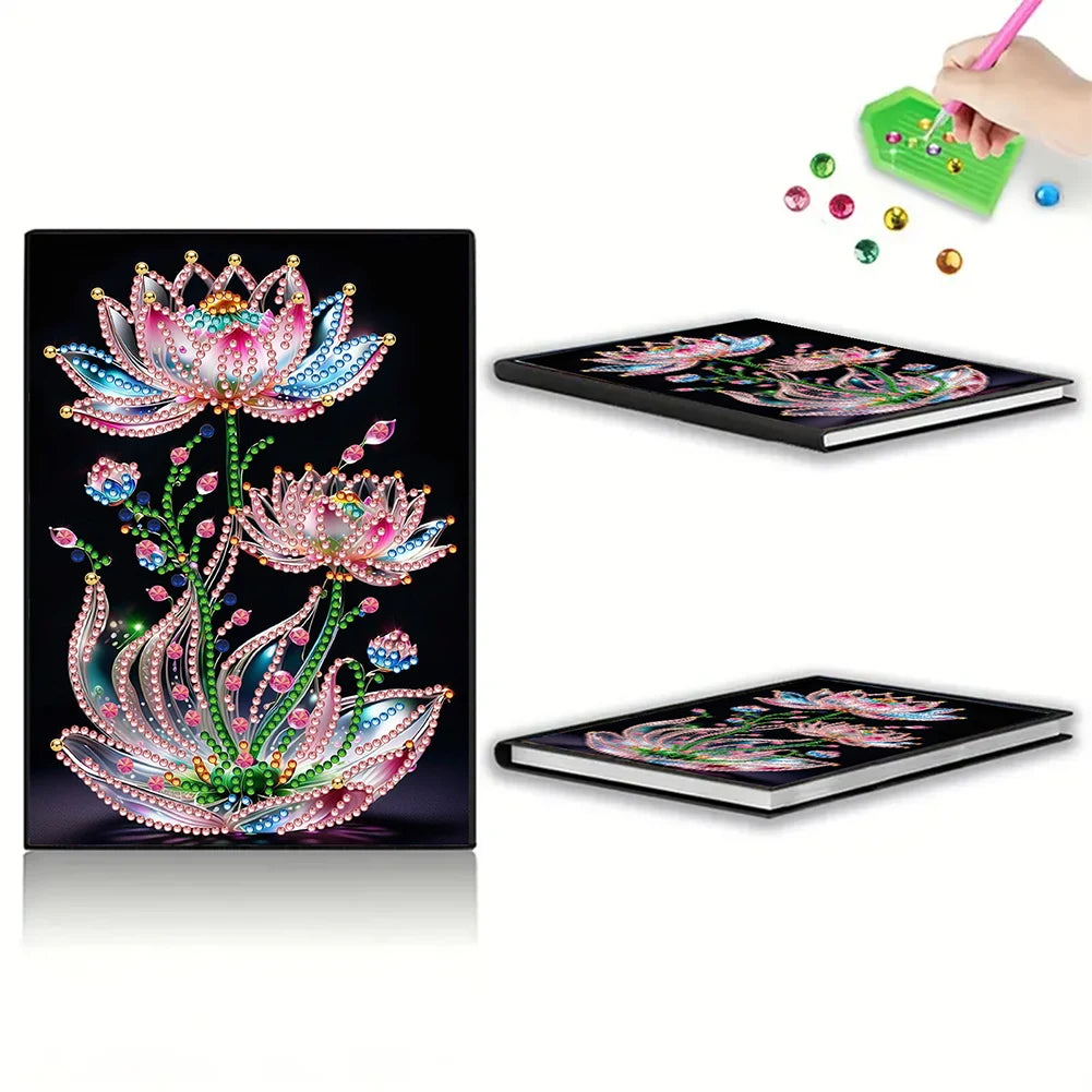 5D DIY Diamond Art Painting Notebook Kit