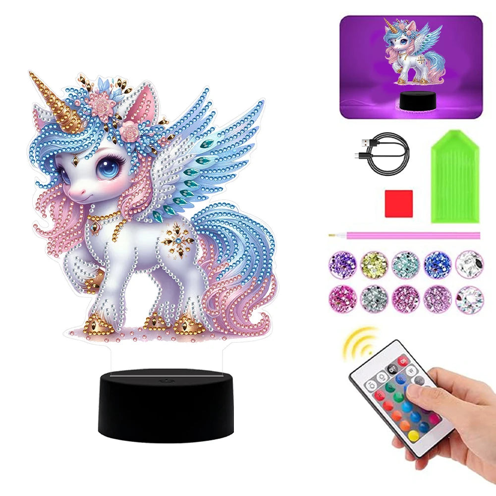 DIY Double Sided 5D Diamond Art Light