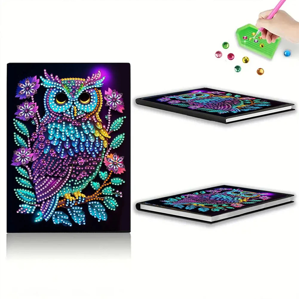 5D DIY Diamond Art Painting Notebook Kit